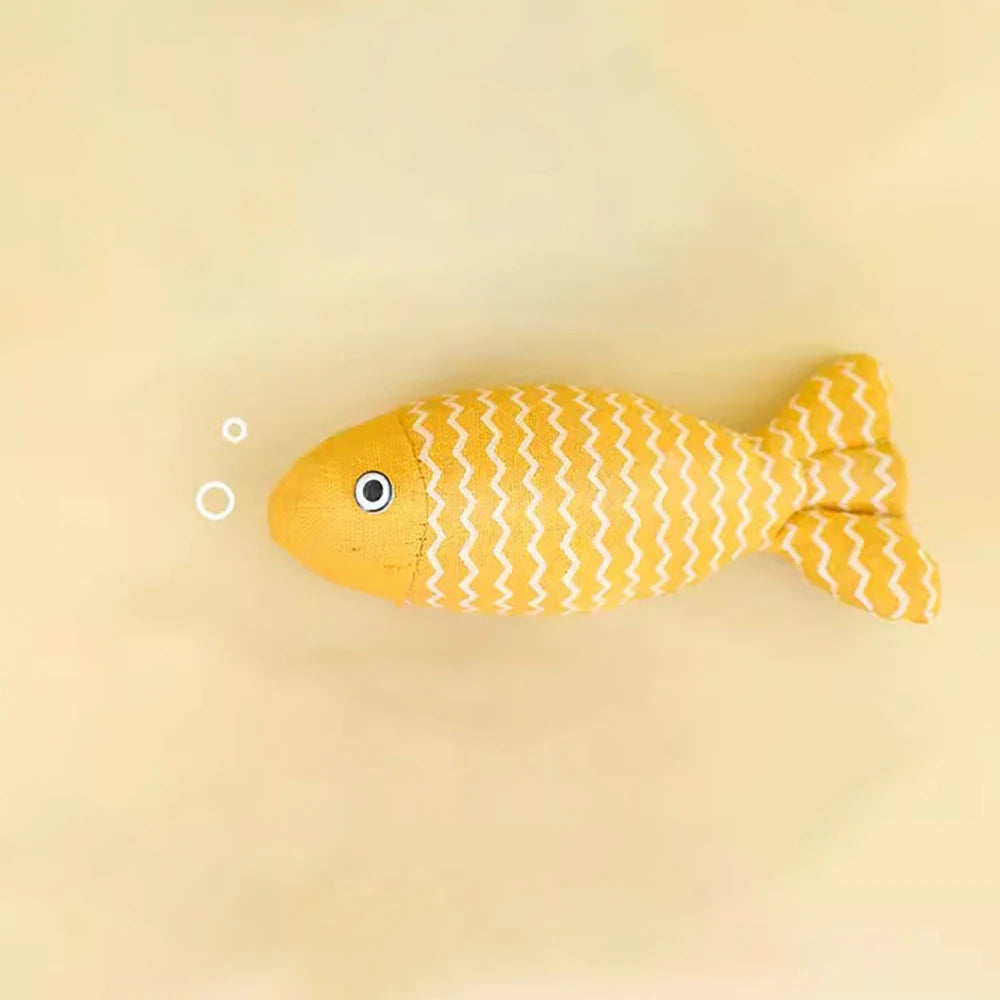 Interactive Catnip Fish Toy