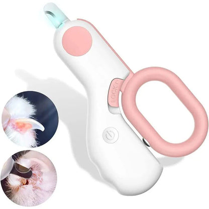 LED Light Pet Nail Clipper Trimmer