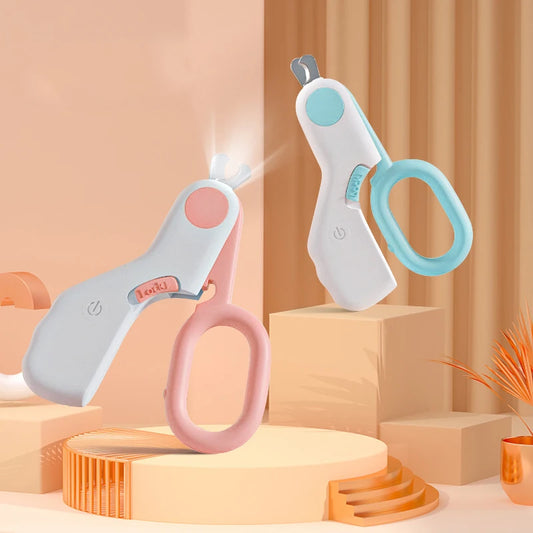 LED Light Pet Nail Clipper Trimmer
