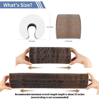 Magic Organ Scratcher Round Corrugated Cardboard Toy