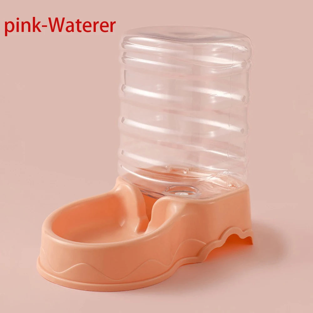 Automatic 3.8L Pet Feeder Water Fountain