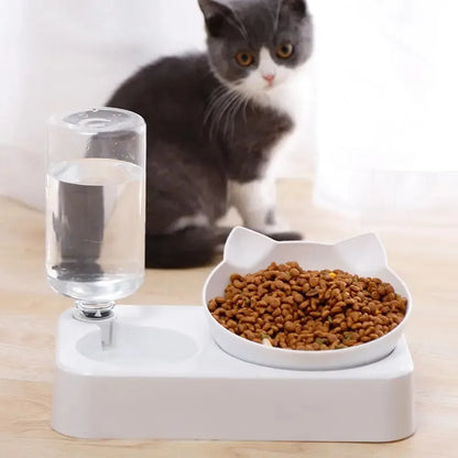 15° Tilt Pet Bowl Automatic Drinking Feeder