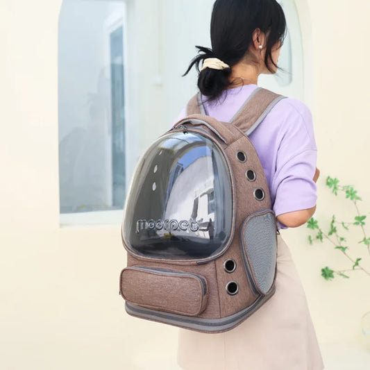Transparent Folding Carrier Backpack
