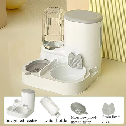Automatic Pet Feeder Cat Dog Bow