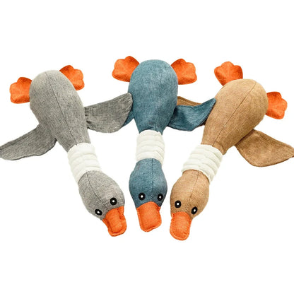 Bite-Resistant Goose Sound Plush Toy