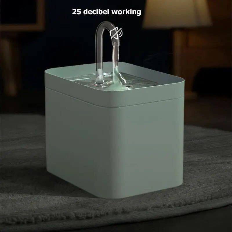 Electric Cat Water Fountain 1.5L Automatic