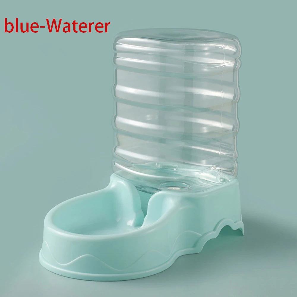 Automatic 3.8L Pet Feeder Water Fountain