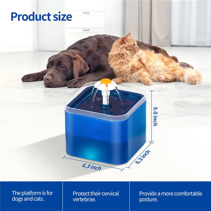 2L LED Pet Water Fountain Automatic