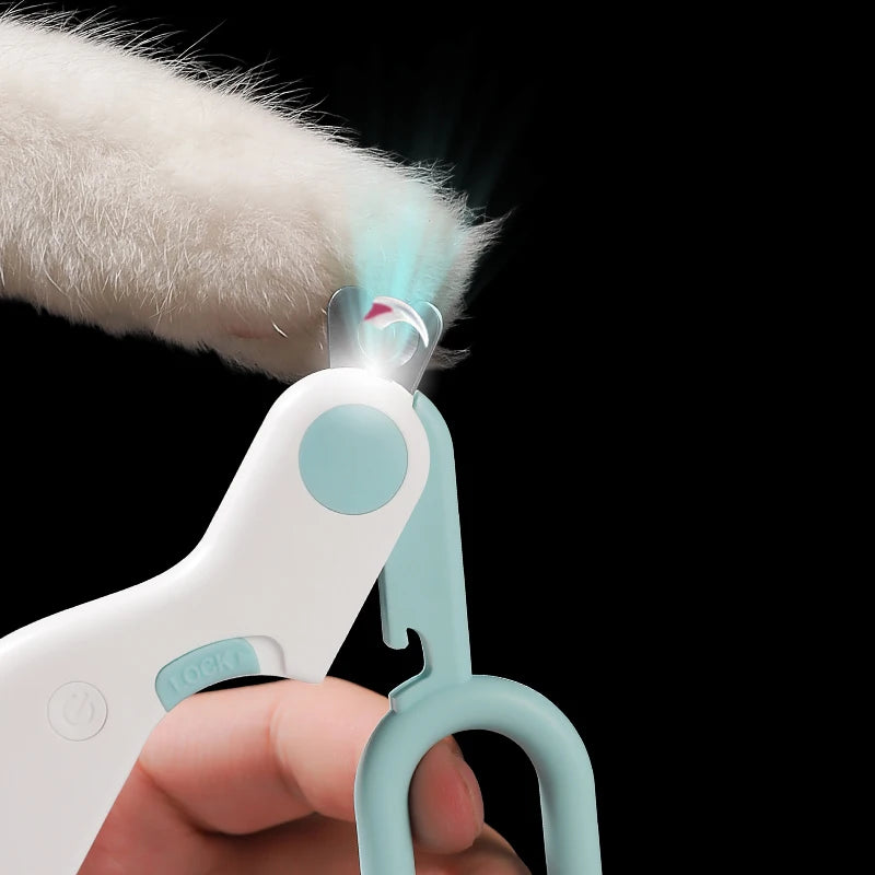 LED Light Pet Nail Clipper Trimmer