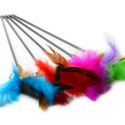 Interactive Feather Bell Wand Toy Set