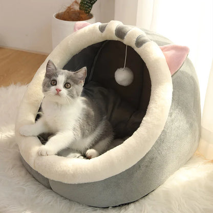 Foldable Cartoon Pet Bed Soft