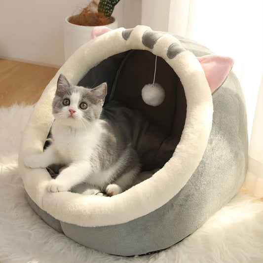 Foldable Cartoon Pet Bed Soft