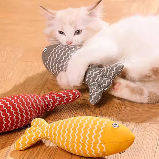 Interactive Catnip Fish Toy