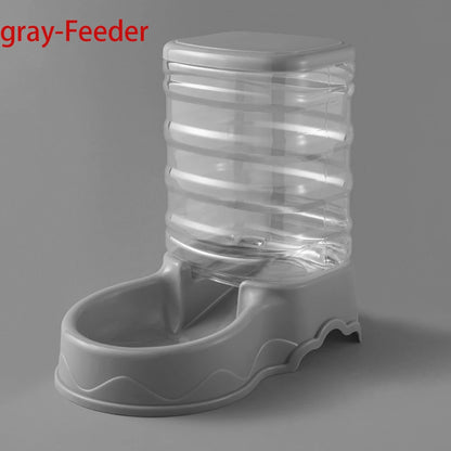 Automatic 3.8L Pet Feeder Water Fountain