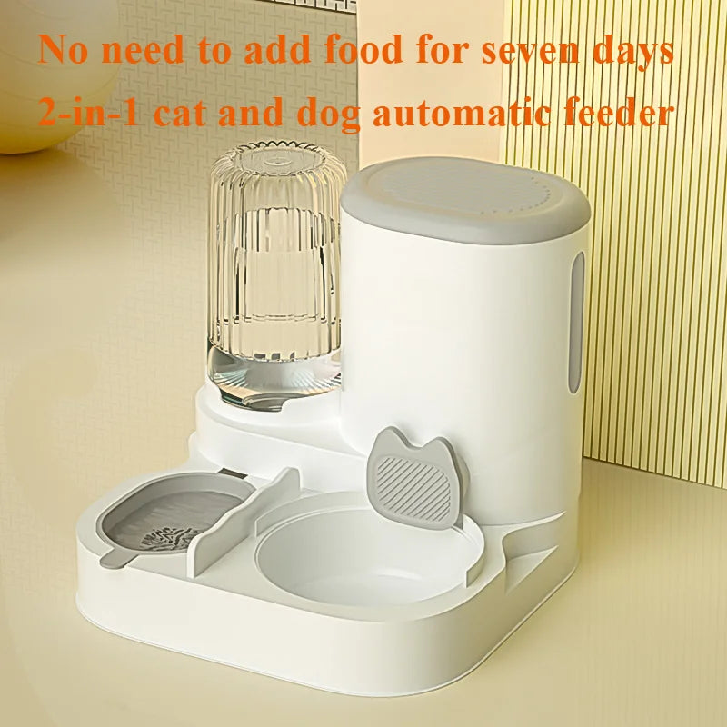 Automatic Pet Feeder Cat Dog Bow