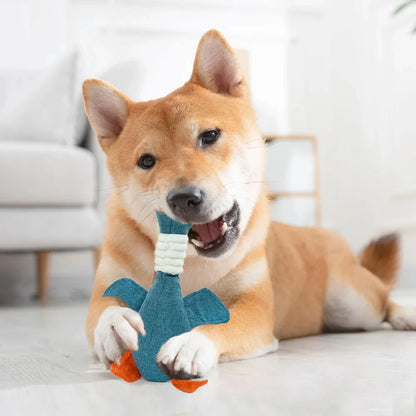 Bite-Resistant Goose Sound Plush Toy
