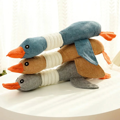 Bite-Resistant Goose Sound Plush Toy