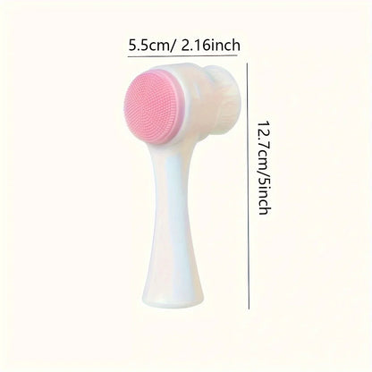 Dual-Sided Silicone Paw Cleaner Brush