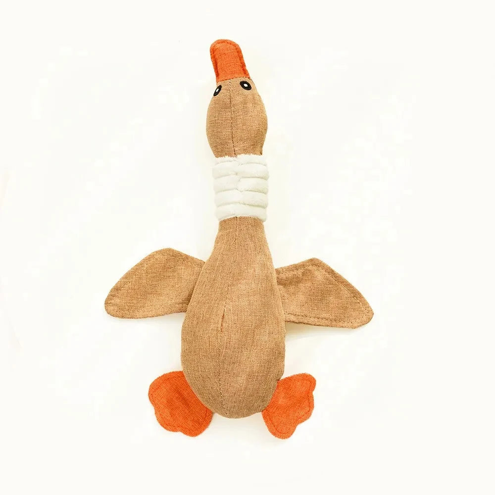 Bite-Resistant Goose Sound Plush Toy