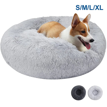 Soft Plush Round Cozy Bed