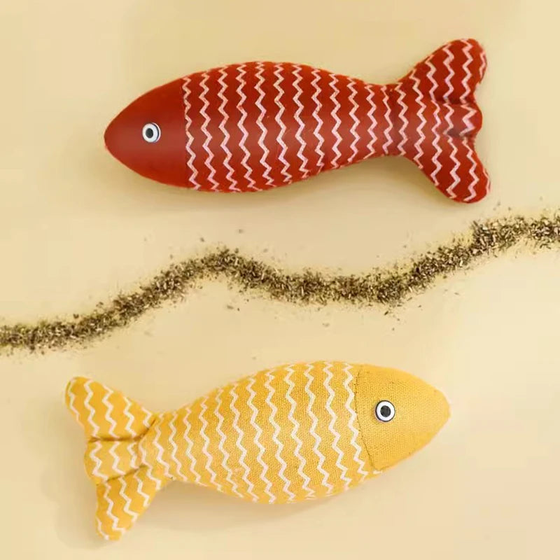 Interactive Catnip Fish Toy