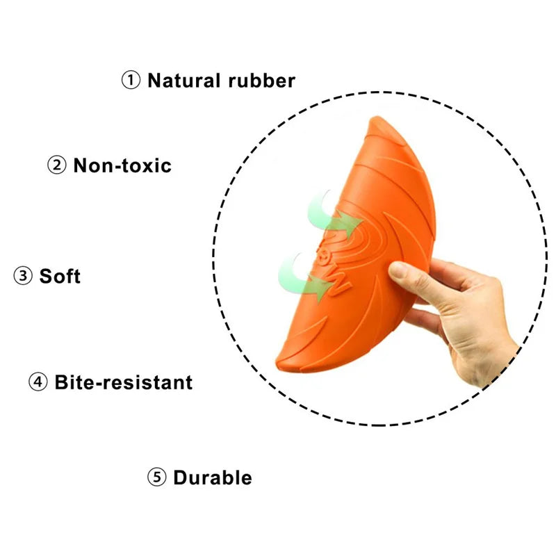 Durable Bite-Resistant Flying Disc Toy