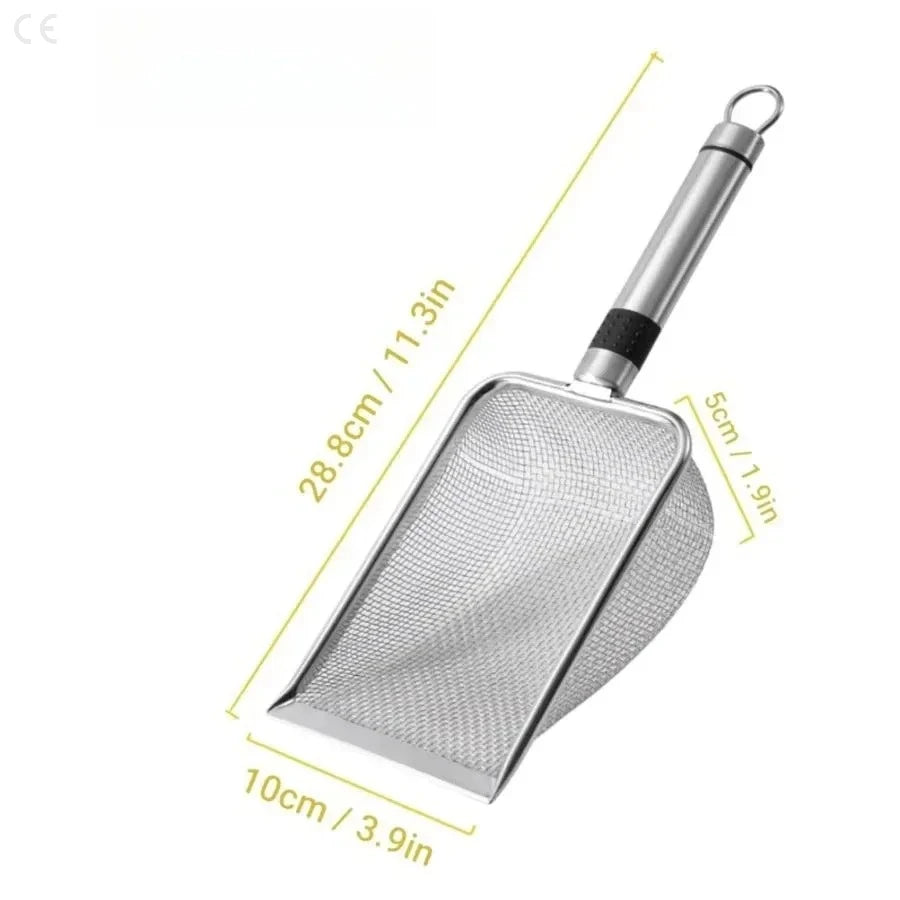 Durable Stainless Steel Cat Litter Scoop