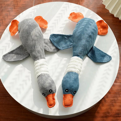 Bite-Resistant Goose Sound Plush Toy