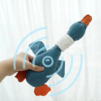 Bite-Resistant Goose Sound Plush Toy