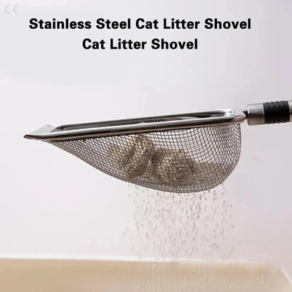 Durable Stainless Steel Cat Litter Scoop