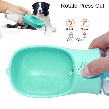 Portable Pet Water Bottle Food Dispenser Travel Cup
