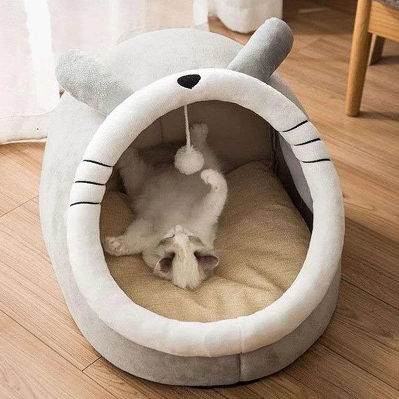 Foldable Cartoon Pet Bed Soft