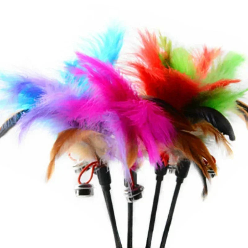 Interactive Feather Bell Wand Toy Set