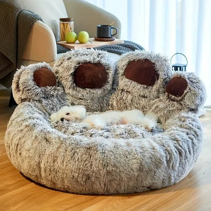Fluffy Pet Bed Soft Plush