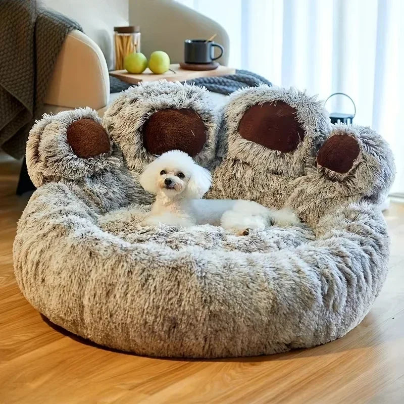 Fluffy Pet Bed Soft Plush