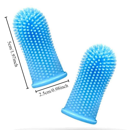 Soft Silicone Pet Finger Toothbrush