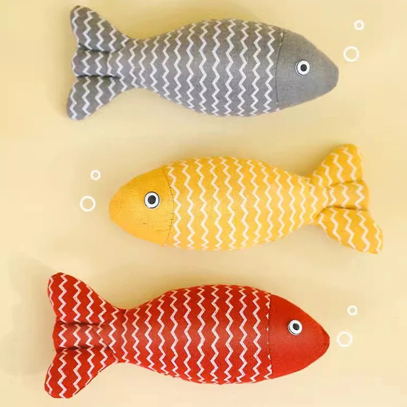 Interactive Catnip Fish Toy