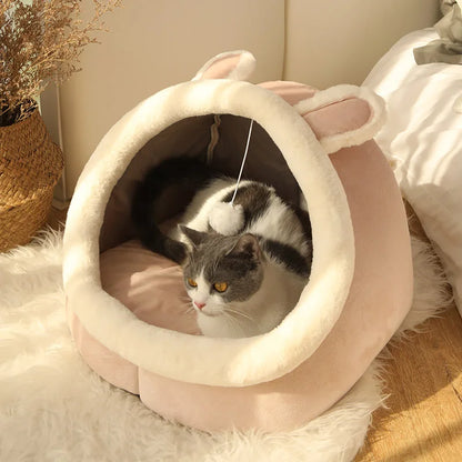 Foldable Cartoon Pet Bed Soft