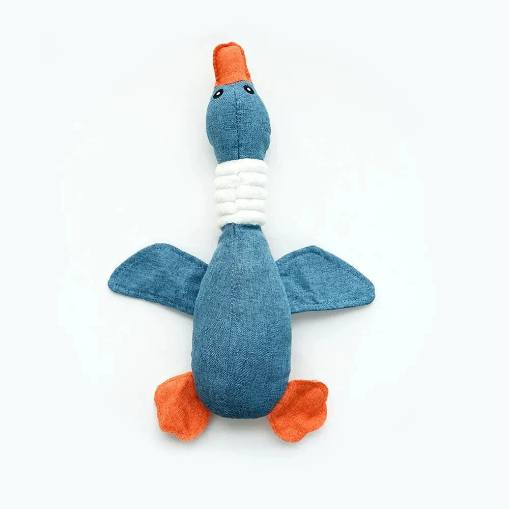 Bite-Resistant Goose Sound Plush Toy