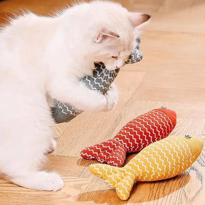 Interactive Catnip Fish Toy