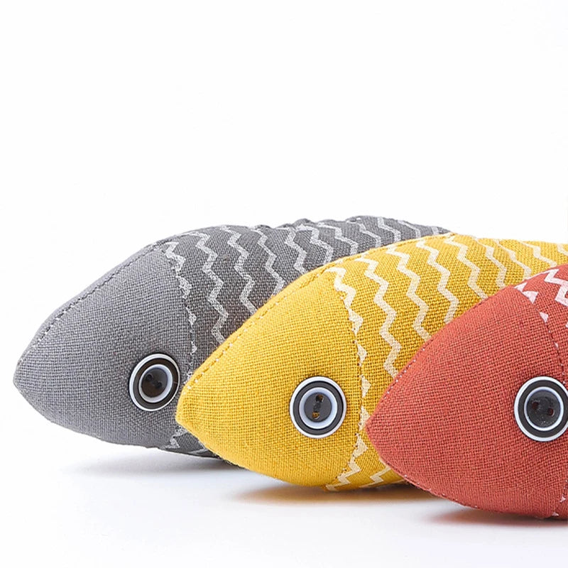 Interactive Catnip Fish Toy