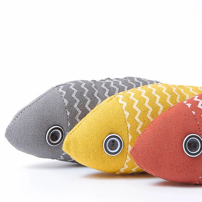 Interactive Catnip Fish Toy